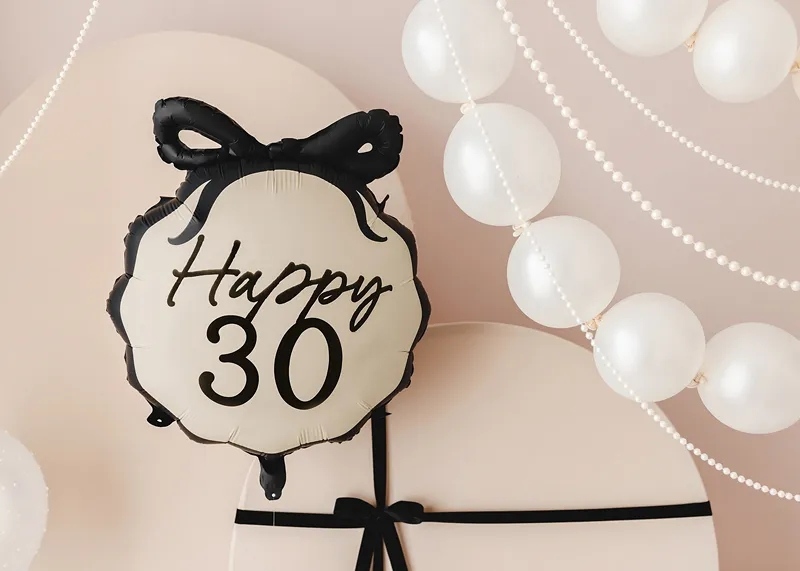 Happy 30 - Balon z helem