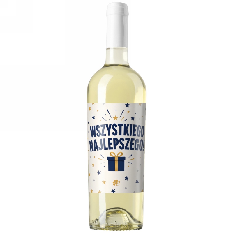 Wino białe Wszystkiego najlepszego! (WNM)