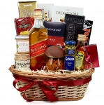 Kosz delikatesowy Ekskluzywny z whisky