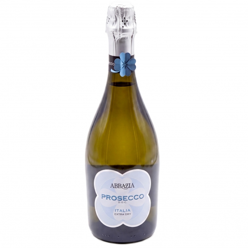 Białe wino musujące Prosecco Abbazia