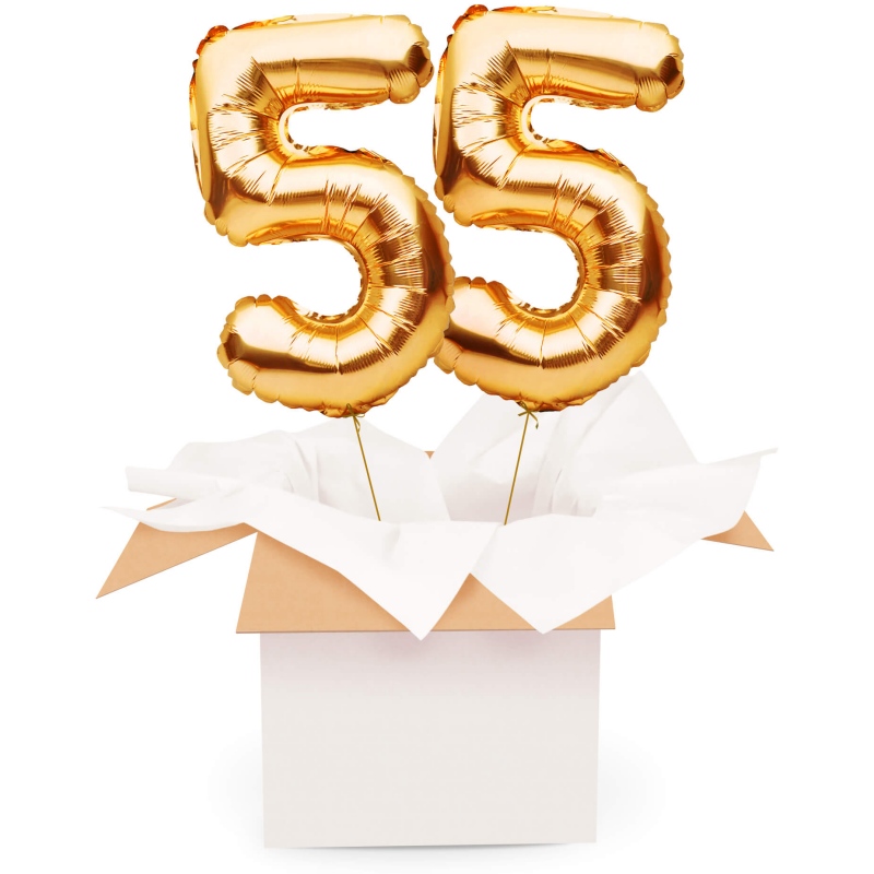 Kreator liczb z balonów, kolor złoty