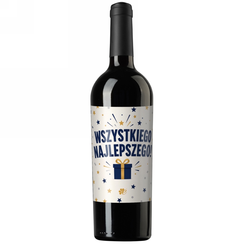 Wino czerwone Wszystkiego najlepszego! (WNM)