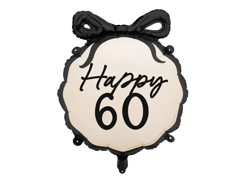Happy 60 - Balon z helem