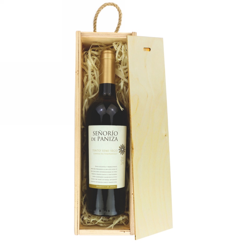 Senorio de Paniza Tinto Semi-Seco - wino czerwone w skrzyneczce