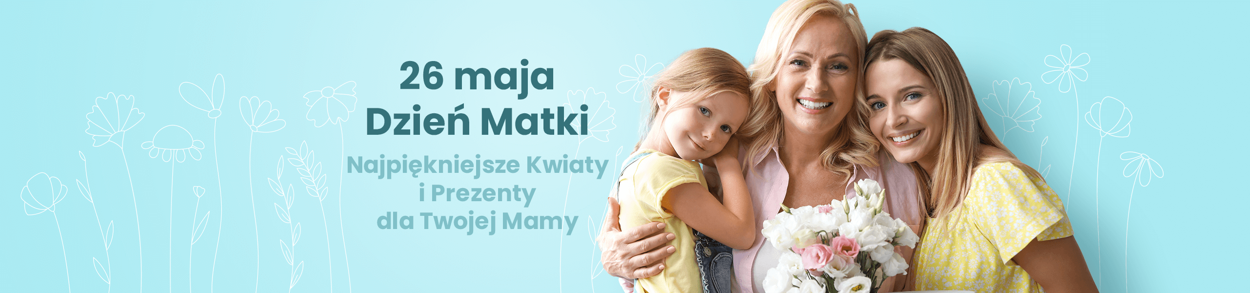 Kwiaty i prezenty na Dzień Matki